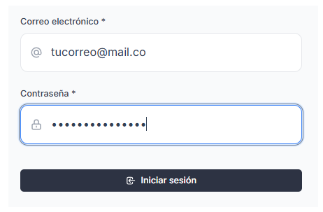 Ingresa al sitio web - Paso 1